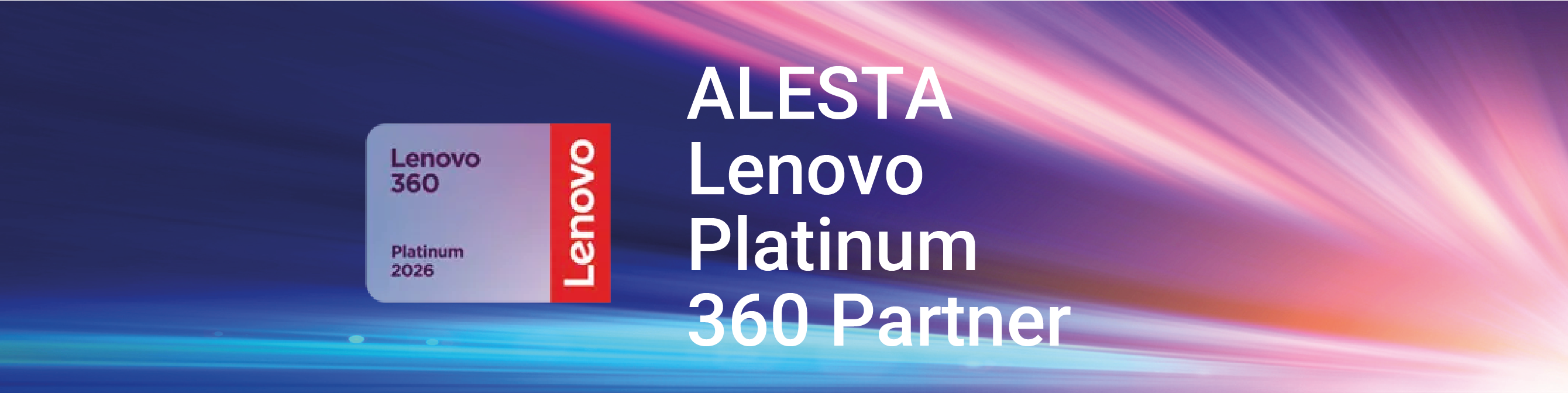 ALESTA підтвердила статус Lenovo Platinum 360 Partner